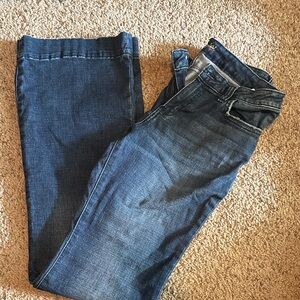 Wrangler Dark Blue Flare Jeans 9x36